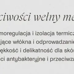 Właściwości wełny merino: termoregulacja, izolacja, oddychalność, miękkość, antybakteryjność. Dowiedz się, co to wełna merino!