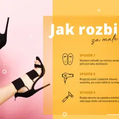 Jak rozciągnąć buty? Wymień wkładki, rozgrzej suszarką lub rozbij młotkiem.