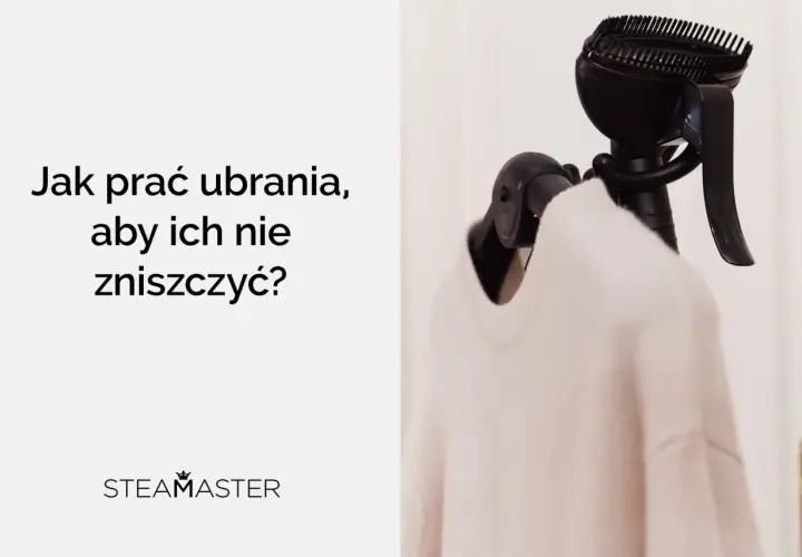 Delikatne mycie omo swetra parownicą Steamaster. Jak prać ubrania, aby ich nie zniszczyć?