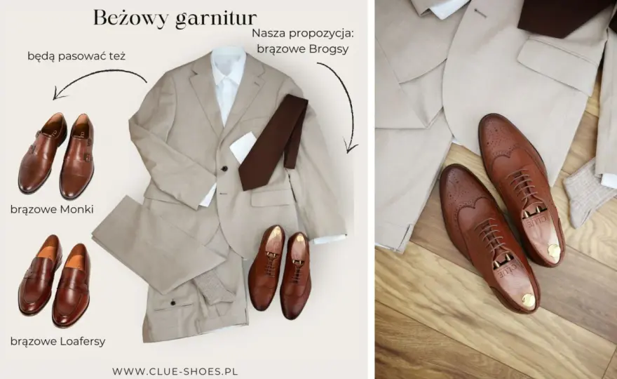 Buty do beżowego garnituru - Jak dobrać i uniknąć błędów