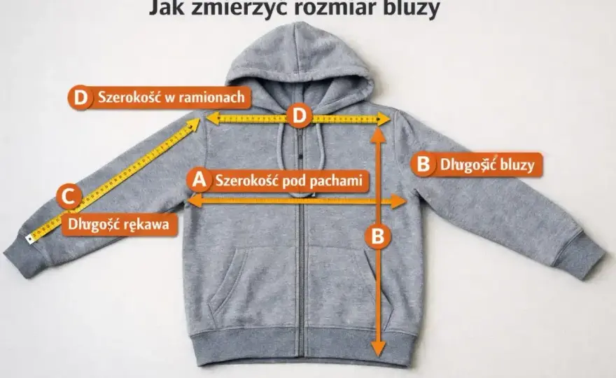 Jak mierzyć ubrania na płasko - Poradnik wyboru rozmiaru