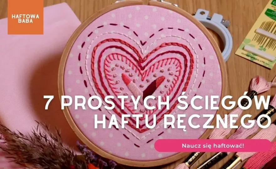 Haft serca na bluzce: prosty poradnik krok po kroku