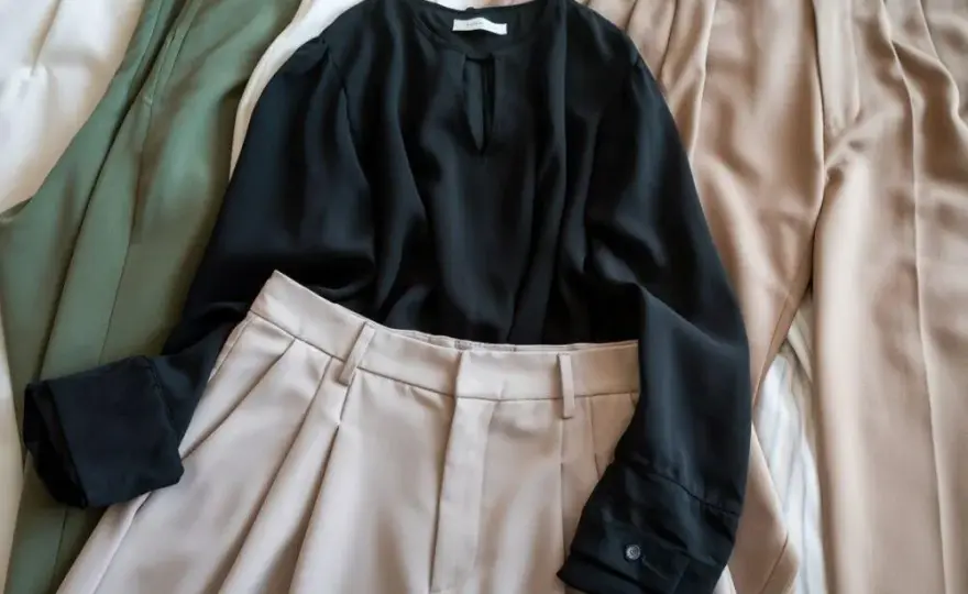 Czarna bluzka i spodnie: stylizacje na każdą okazję - inspiracje