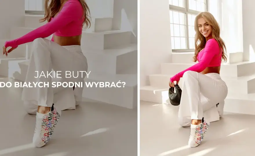 Buty do białych spodni - dobierz kolor i fason bezbłędnie