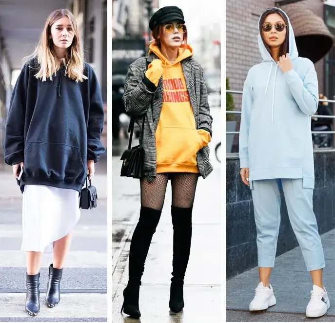 Stylizacje z bluzą hoodie, jak nosić hoodie