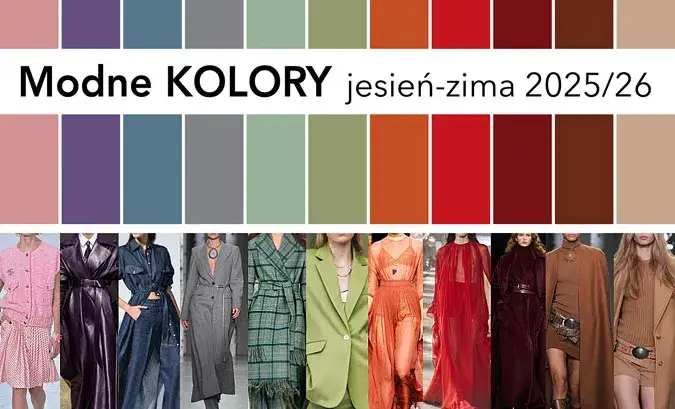 Paleta kolorów sukienek jesień zima 2025 2026